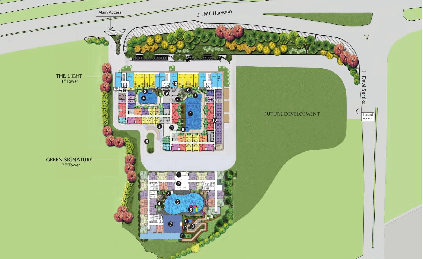 Signature Park Grande Site Plan